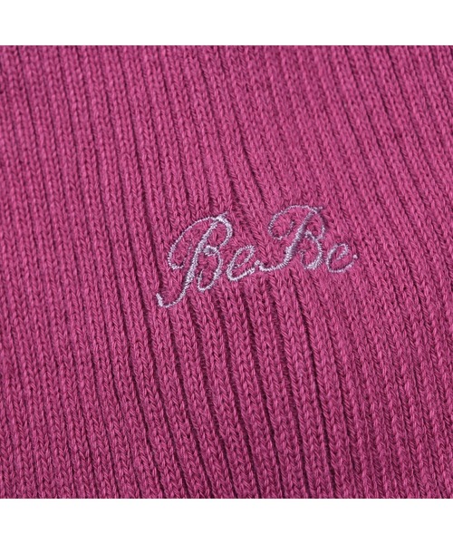 BeBe(ベベ)の「BeBe/日本製テレコリブニット(90~150cm)(ニット/セーター・キッズ・オフホワイト/ピンク/ブラック・100/130/150/110/140/120/90)」の19枚目の写真