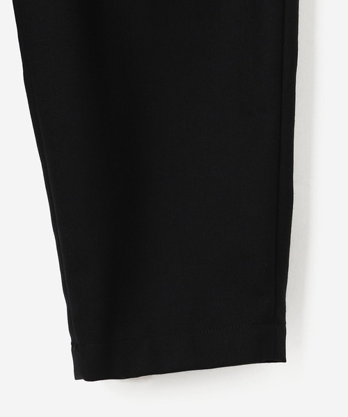 Morris & Sons(モリスアンドサンズ)の「MORRIS & SONS | サキソニー タックパンツ WOMEN(スラックス・レディース・ブラック/グレイッシュベージュ・1/0)」の12枚目の写真