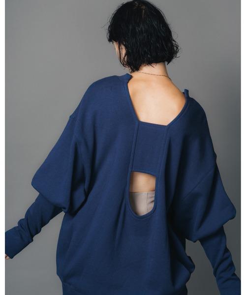 led.tokyo(レッドトウキョウ)の「【led.tokyo】バックリブスウェットプルオーバー(スウェット・レディース・ブラック/ブラウン/ネイビー・MEDIUM)」の17枚目の写真