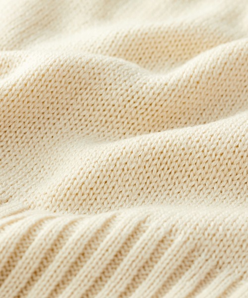 U.S. POLO ASSN.(ユーエスポロアッスン)の「【新色追加】GeeRA別注【U.S. POLO ASSN.】カラー&ボーダーショート丈ニット(ニット/セーター・レディース・ピンク/ブラック/アイボリー/ブルー/ネイビー/ブラック系その他/ホワイト系その他・MEDIUM/LARGE/SMALL)」の11枚目の写真