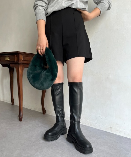 prose verse（プロズヴェール）の「トラックソールストレッチロングブーツ（ブーツ・レディース・ブラック・SMALL/X-LARGE/MEDIUM/LARGE）」の5枚目の写真