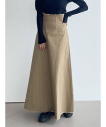 ハイウエストマキシスカート