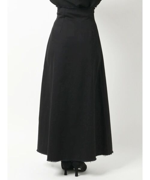 EMODA（エモダ）の「ハイウエストマキシスカート（スカート・レディース・ブラック/ベージュ・SMALL/MEDIUM）」の21枚目の写真