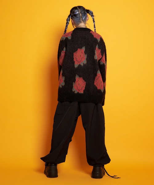 GALLIS ADDICTION(ガリスアディクション)の「GA MOHAIR-総柄 KNIT CREW(ニット/セーター・メンズ・ブラック/ベージュ/サックスブルー/アイボリー・FREE)」の17枚目の写真