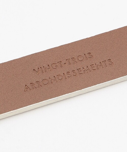 23区（ニジュウサンク）の「スクエアバックル ベルト（ベルト・レディース・黄土色系/ホワイト系/ブラック系・32/44/38）」の8枚目の写真