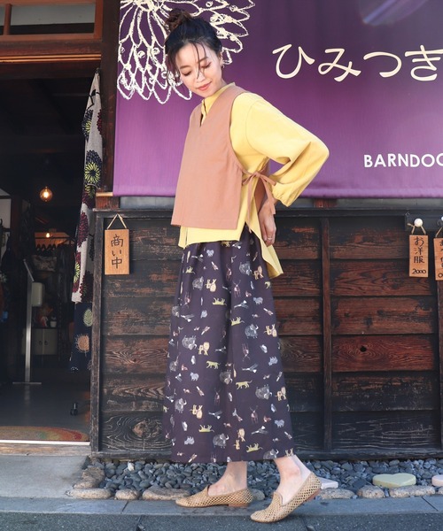 BARNDOOR(バーンドア)の「(BD)【ihana】サイド フリー チノ ベスト(ベスト・レディース・ベージュ/チャコールグレー/ブラック・FREE)」の5枚目の写真