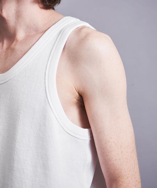 MONKEY TIME(モンキータイム)の「<monkey time> CTN AZE TANK TOP/タンクトップ(タンクトップ・メンズ・ホワイト/ブラック・M/S/L)」の10枚目の写真