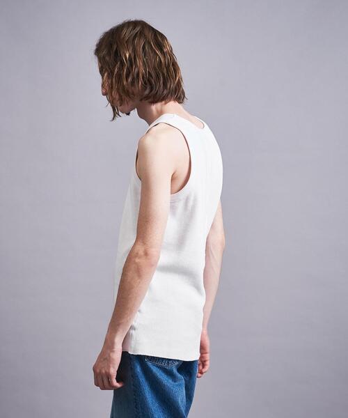 MONKEY TIME(モンキータイム)の「<monkey time> CTN AZE TANK TOP/タンクトップ(タンクトップ・メンズ・ホワイト/ブラック・M/S/L)」の15枚目の写真