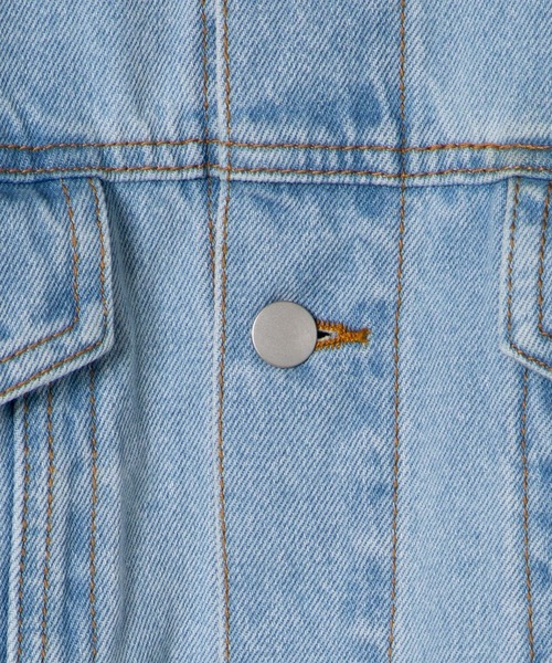 WEGO（ウィゴー）の「WEGO/3rd BIGデニムジャケット（デニムジャケット・メンズ・ライトインディゴブルー・FREE）」の8枚目の写真