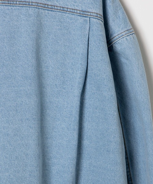 WEGO（ウィゴー）の「WEGO/3rd BIGデニムジャケット（デニムジャケット・メンズ・ライトインディゴブルー・FREE）」の10枚目の写真