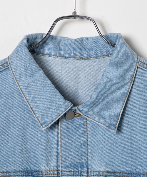 WEGO（ウィゴー）の「WEGO/3rd BIGデニムジャケット（デニムジャケット・メンズ・ライトインディゴブルー・FREE）」の7枚目の写真