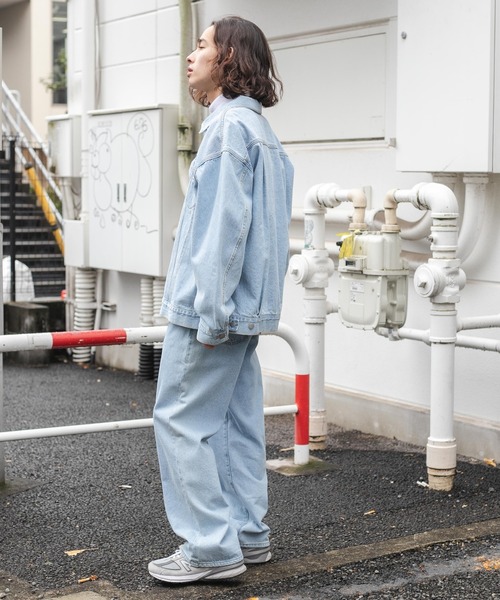 WEGO（ウィゴー）の「WEGO/3rd BIGデニムジャケット（デニムジャケット・メンズ・ライトインディゴブルー・FREE）」の5枚目の写真