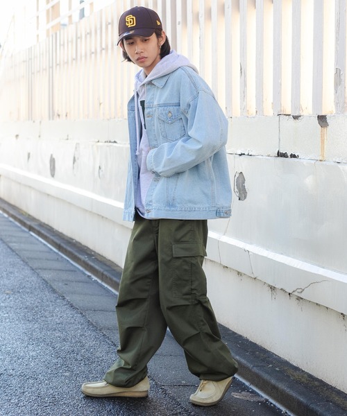 WEGO（ウィゴー）の「WEGO/3rd BIGデニムジャケット（デニムジャケット・メンズ・ライトインディゴブルー・FREE）」の20枚目の写真