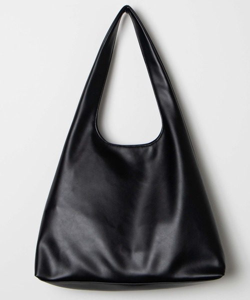 WEGO(ウィゴー)の「WEGO/トライアングルPUトートバッグ(トートバッグ・レディース・ブラック/ホワイト・FREE)」の13枚目の写真