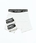 supreme ボクサーパンツ　STUSSY LOGO BOXER BRIEFS Boxer Briefs 3 Pack – Grey Heather | Accessories | Stüssy