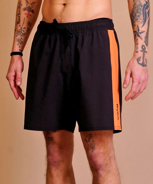 RVCA(ルーカ)の「RVCA/ルーカ ユーティリティ/水陸両用 ボードショーツ/ゴムトランクス/水着 BD041-525(水着・メンズ・グリーン/ブラック×ブラック/ブラック×ホワイト/ブラック系その他4・M/S/L)」の4枚目の写真