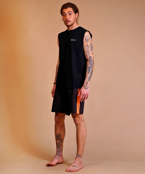RVCA(ルーカ)の「RVCA/ルーカ ユーティリティ/水陸両用 ボードショーツ/ゴムトランクス/水着 BD041-525(水着・メンズ・グリーン/ブラック×ブラック/ブラック×ホワイト/ブラック系その他4・M/S/L)」の22枚目の写真