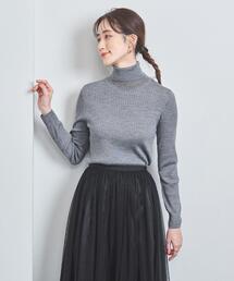 UNITED ARROWS | W/SI/CA リブ タートルネック ニット(ニット/セーター)