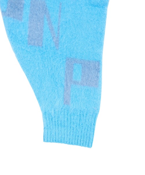 PUNYUS（プニュズ）の「ロゴカーディガン（カーディガン/ボレロ・レディース・ピンク/グリーン/サックスブルー・1/4/3/2）」の7枚目の写真