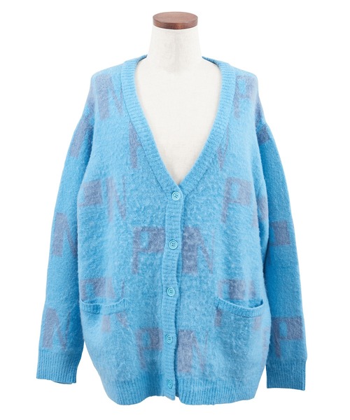 PUNYUS（プニュズ）の「ロゴカーディガン（カーディガン/ボレロ・レディース・ピンク/グリーン/サックスブルー・1/4/3/2）」の9枚目の写真