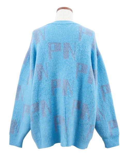 PUNYUS（プニュズ）の「ロゴカーディガン（カーディガン/ボレロ・レディース・ピンク/グリーン/サックスブルー・1/4/3/2）」の10枚目の写真