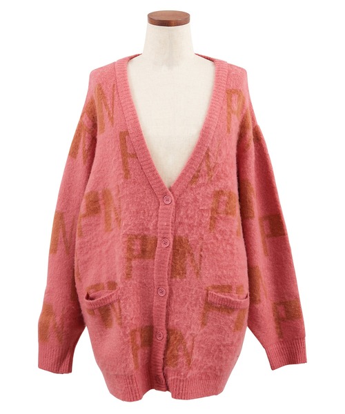 PUNYUS（プニュズ）の「ロゴカーディガン（カーディガン/ボレロ・レディース・ピンク/グリーン/サックスブルー・1/4/3/2）」の11枚目の写真