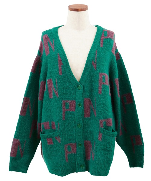 PUNYUS（プニュズ）の「ロゴカーディガン（カーディガン/ボレロ・レディース・ピンク/グリーン/サックスブルー・1/4/3/2）」の12枚目の写真