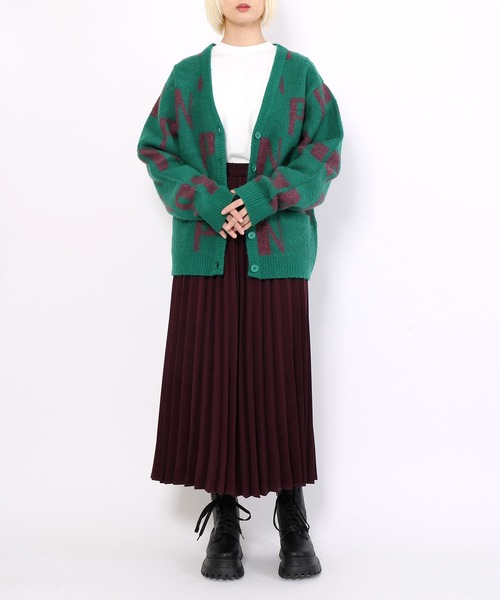 PUNYUS（プニュズ）の「ロゴカーディガン（カーディガン/ボレロ・レディース・ピンク/グリーン/サックスブルー・1/4/3/2）」の13枚目の写真