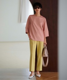 Mila Owen | 後ろゴムセンタープレステーパードパンツ【ウォッシャブル/手洗い可能】(その他パンツ)