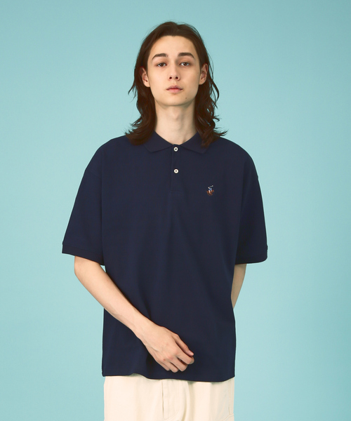 BEVERLY HILLS POLO CLUB(ビバリーヒルズポロクラブ)の「【BEVERLY HILLS POLO CLUB / ビバリーヒルズポロクラブ】ワンポイント鹿の子ポロシャツ/ユニセックス(Tシャツ/カットソー・メンズ・ブラック系その他/ブラック/ホワイト/グリーン/ホワイト系その他/ネイビー・L/LL/M)」の6枚目の写真