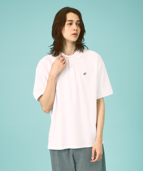 BEVERLY HILLS POLO CLUB(ビバリーヒルズポロクラブ)の「【BEVERLY HILLS POLO CLUB / ビバリーヒルズポロクラブ】ワンポイント鹿の子ポロシャツ/ユニセックス(Tシャツ/カットソー・メンズ・ブラック系その他/ブラック/ホワイト/グリーン/ホワイト系その他/ネイビー・L/LL/M)」の2枚目の写真