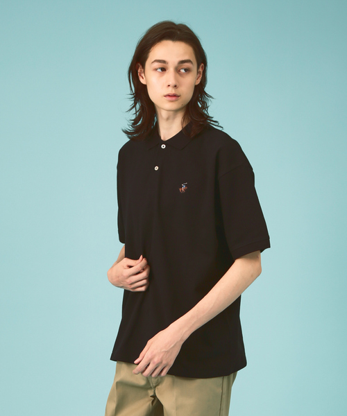 BEVERLY HILLS POLO CLUB(ビバリーヒルズポロクラブ)の「【BEVERLY HILLS POLO CLUB / ビバリーヒルズポロクラブ】ワンポイント鹿の子ポロシャツ/ユニセックス(Tシャツ/カットソー・メンズ・ブラック系その他/ブラック/ホワイト/グリーン/ホワイト系その他/ネイビー・L/LL/M)」の1枚目の写真