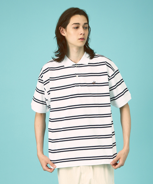 BEVERLY HILLS POLO CLUB(ビバリーヒルズポロクラブ)の「【BEVERLY HILLS POLO CLUB / ビバリーヒルズポロクラブ】ワンポイント鹿の子ポロシャツ/ユニセックス(Tシャツ/カットソー・メンズ・ブラック系その他/ブラック/ホワイト/グリーン/ホワイト系その他/ネイビー・L/LL/M)」の14枚目の写真