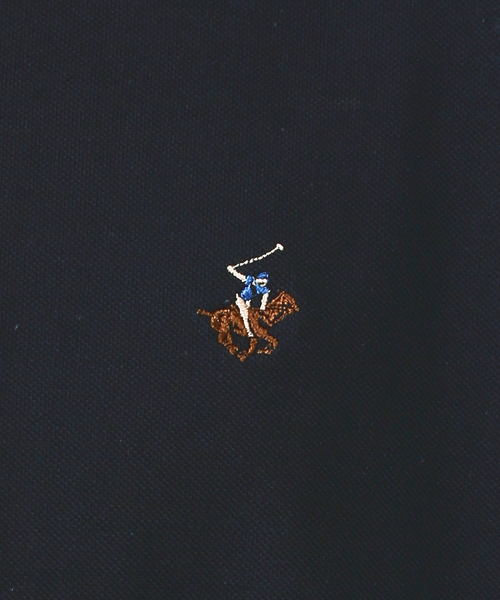 BEVERLY HILLS POLO CLUB(ビバリーヒルズポロクラブ)の「【BEVERLY HILLS POLO CLUB / ビバリーヒルズポロクラブ】ワンポイント鹿の子ポロシャツ/ユニセックス(Tシャツ/カットソー・メンズ・ブラック系その他/ブラック/ホワイト/グリーン/ホワイト系その他/ネイビー・L/LL/M)」の19枚目の写真