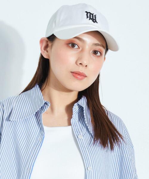INGNI（イング）の「NY刺繍キャップ（キャップ・レディース・ブラック/オフホワイト・ONE SIZE）」の2枚目の写真