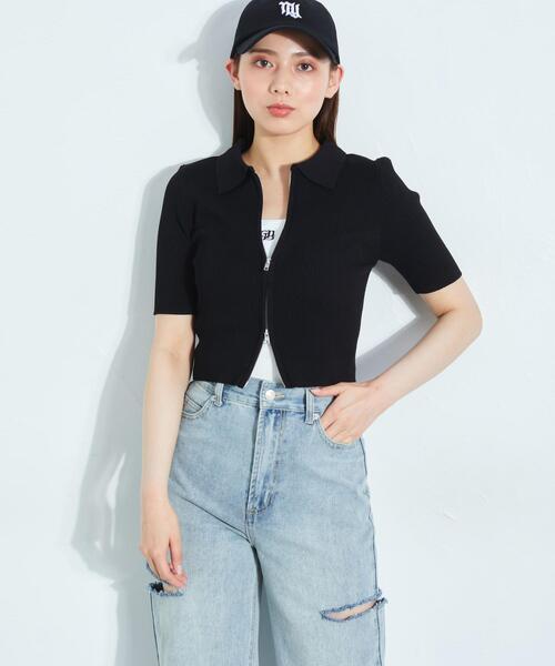 INGNI（イング）の「NY刺繍キャップ（キャップ・レディース・ブラック/オフホワイト・ONE SIZE）」の12枚目の写真