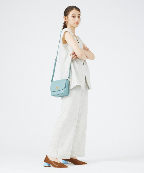 PICHE ABAHOUSE（ピシェ アバハウス）の「カラーヒールポインテッド パンプス（パンプス・レディース・キャメル/アイボリー/ブラック/ベージュ・38/37/36/39/35）」の5枚目の写真