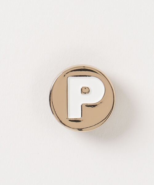 crocs(クロックス)の「crocs Jibbitz Gold Letter P / クロックス ジビッツ ゴールドレターP(シューズアクセサリー・メンズ・マルチ・FREE)」の1枚目の写真
