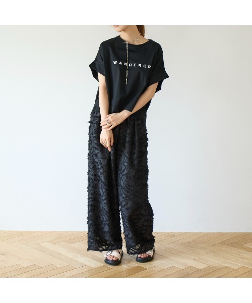 carino(カリーノ)の「【再登場】厚底ビジューバックルサンダル(サンダル・レディース・アイボリー/ブラック/ブラック系その他・S/M/L/LL)」の7枚目の写真