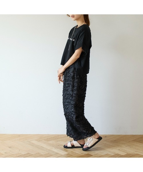 carino(カリーノ)の「【再登場】厚底ビジューバックルサンダル(サンダル・レディース・アイボリー/ブラック/ブラック系その他・S/M/L/LL)」の8枚目の写真