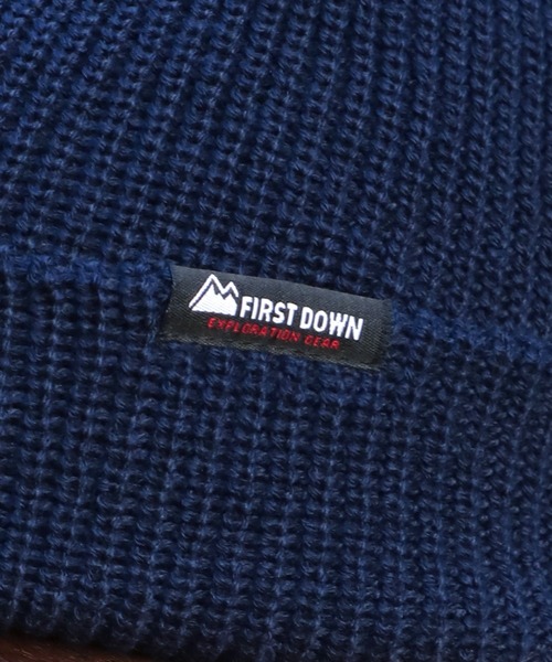 FIRST DOWN(ファーストダウン)の「【FIRSTDOWN】FDM KL KNIT WATCH(ニットキャップ/ビーニー・メンズ・ブラック/ネイビー・FREE)」の4枚目の写真