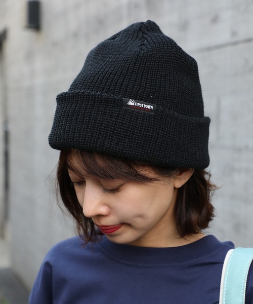 FIRST DOWN(ファーストダウン)の「【FIRSTDOWN】FDM KL KNIT WATCH(ニットキャップ/ビーニー・メンズ・ブラック/ネイビー・FREE)」の13枚目の写真