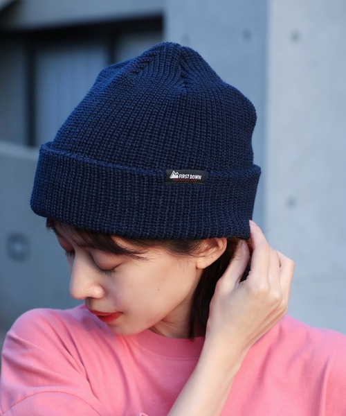 FIRST DOWN(ファーストダウン)の「【FIRSTDOWN】FDM KL KNIT WATCH(ニットキャップ/ビーニー・メンズ・ブラック/ネイビー・FREE)」の7枚目の写真
