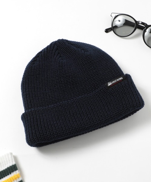 FIRST DOWN(ファーストダウン)の「【FIRSTDOWN】FDM KL KNIT WATCH(ニットキャップ/ビーニー・メンズ・ブラック/ネイビー・FREE)」の8枚目の写真