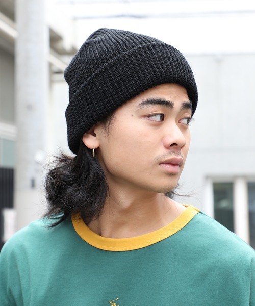 FIRST DOWN(ファーストダウン)の「【FIRSTDOWN】FDM KL KNIT WATCH(ニットキャップ/ビーニー・メンズ・ブラック/ネイビー・FREE)」の10枚目の写真