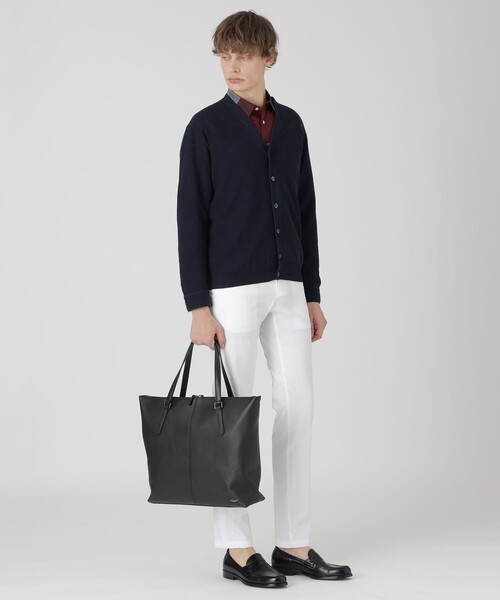 BLACK LABEL CRESTBRIDGE(ブラックレーベル・クレストブリッジ)の「エンボスシュリンクレザートート(トートバッグ・メンズ・ブラック/ネイビー・FREE)」の7枚目の写真