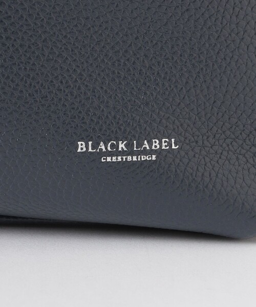 BLACK LABEL CRESTBRIDGE(ブラックレーベル・クレストブリッジ)の「エンボスシュリンクレザートート(トートバッグ・メンズ・ブラック/ネイビー・FREE)」の6枚目の写真
