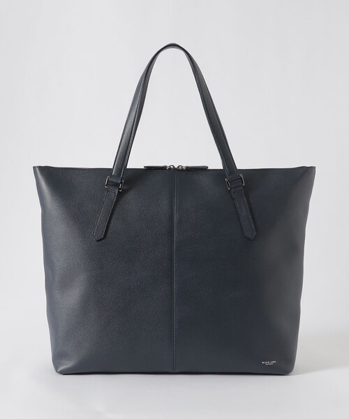 BLACK LABEL CRESTBRIDGE(ブラックレーベル・クレストブリッジ)の「エンボスシュリンクレザートート(トートバッグ・メンズ・ブラック/ネイビー・FREE)」の10枚目の写真