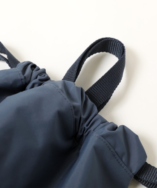 devirock（デビロック）の「ランドセルの上から背負える 2層式 プールバッグ ナップサック（スイムグッズ・キッズ・イエロー系その他/ブラック/カーキ/パープル/ネイビー/チャコール/ピンク/ダークオレンジ・ONE SIZE）」の15枚目の写真