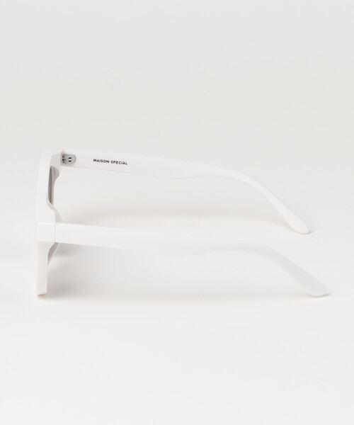 MAISON SPECIAL(メゾンスペシャル)の「【WEB限定】《ユニセックスアイテム》ティックフレームウェリントンサングラス【MAISON SPECIAL/メゾンスペシャル】(サングラス・メンズ・ブラック/イエロー/グレー/ホワイト/ダークブラック・FREE)」の7枚目の写真